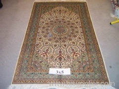 hand made silk carpet