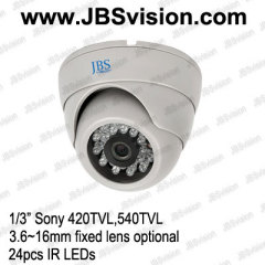 Color IR Dome CCD Cameras