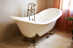 Double Slipper Clawfoot Cast Iron Bathtub