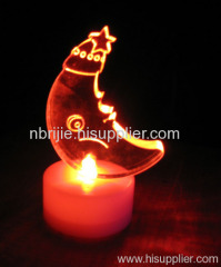 Colorful LED Flashing Candle light