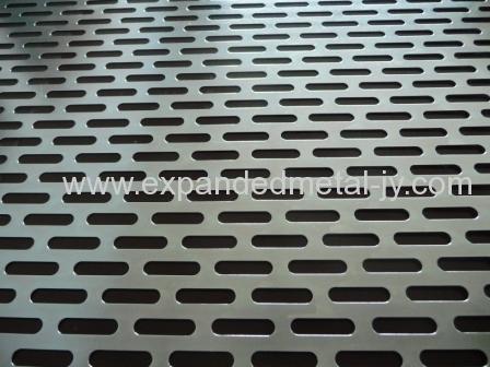 Slotted Hole Perforated Metal