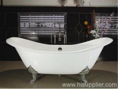 Double Slipper Claw Foot Tub