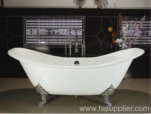 The Cast Iron Double Ended Claw Foot Slipper Tub