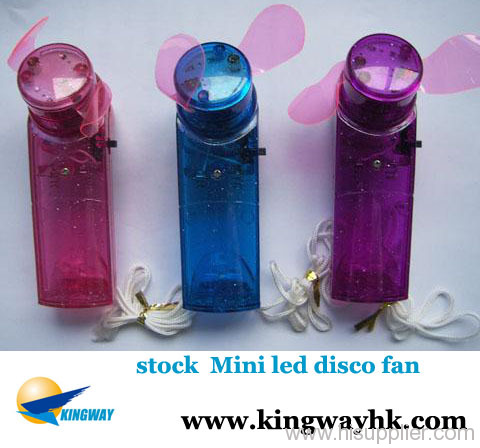 stock Mini led disco fan