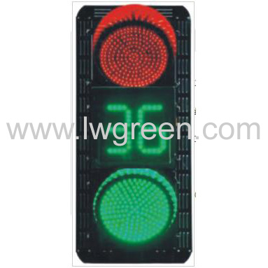 LED Vehicle Traffic Signal with countdown