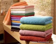 Terry cloth bath towels