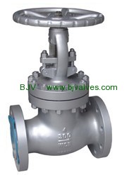 BJV CS flanged globe valve class 150