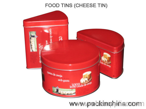 Cheese Tin Can, Food Tin Can (Round Tin Can, Semi-Round Tin Can, Triangle Tin Can )