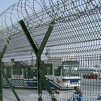 High Security Airport Security Fence