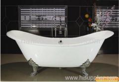 cast-iron slipper bathtub