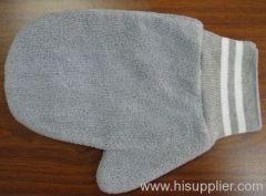 Microfiber cleaning mitt