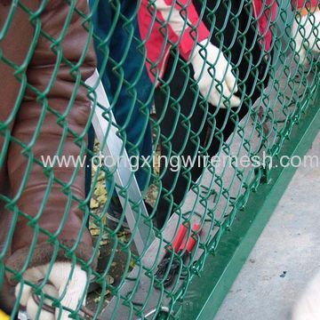 PVC coated chain link fence