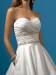A-line taffeta Sweetheart neckline Floor-length wedding dresses