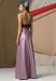 Elegant Full-length Spaghetti strap Backless Satin Bridesmaids dress