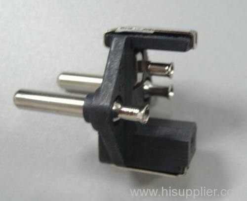 Two-pin French plug insert