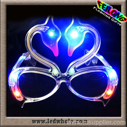 Flashing led sunglasses