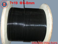 PVC coated wire rope