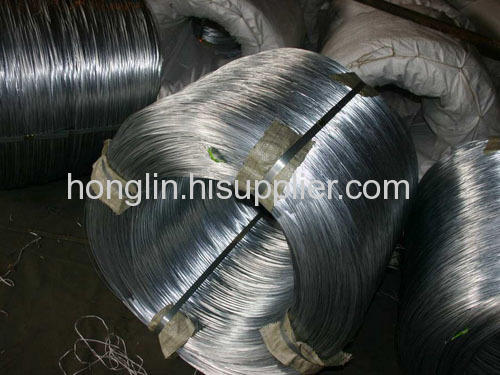 low carbon hot dipped galvanised steel wires