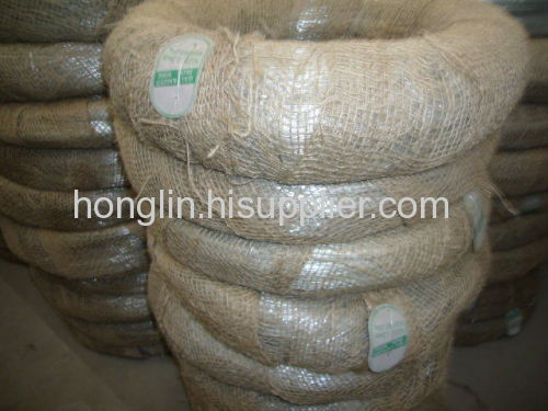 low carbon electro galvanised steel wires