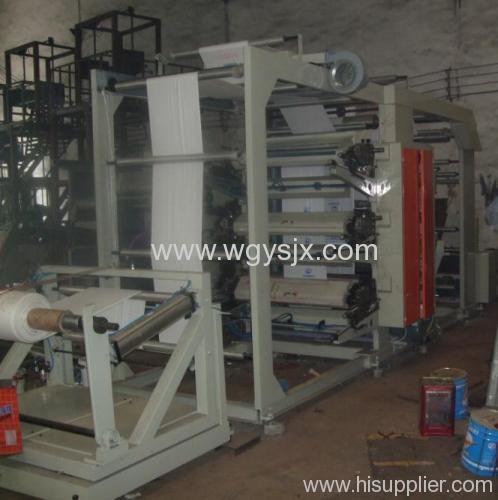 four colors woven printing machine