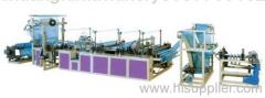 automatic threading-rolling bag-making machine