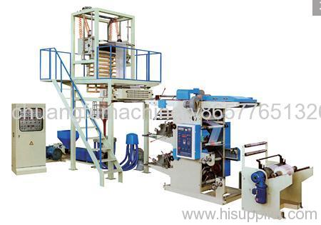 Blown film and printing machine