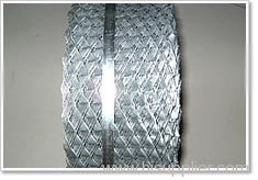Coil expanded metal mesh