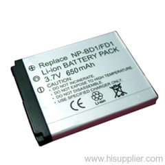 NP-BD1 Sony digital camera battery