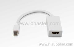 mini DisplayPort male-HDMI female cable