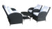 Resin wicker sofa set