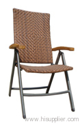 Poly Rattan Stackable Chair