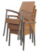 poly rattan folding chair