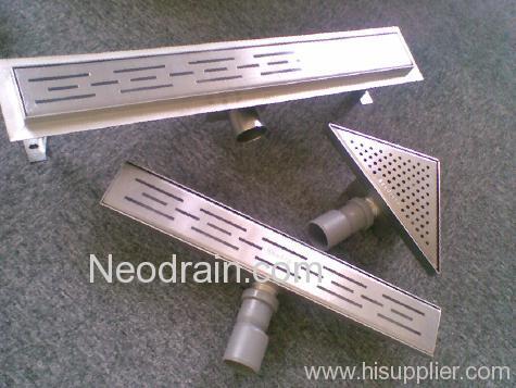 stainless shower channel drain