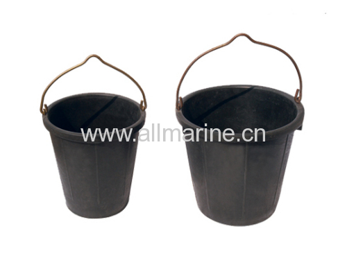 Neoprene Rubber Bucket with brass handle