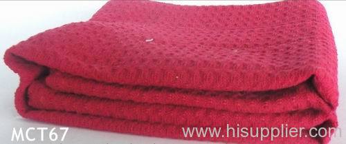Red hand towel