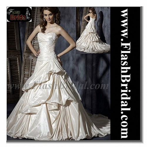 Classic A line Wedding dress