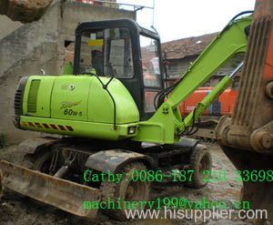 Used Hyundai 60W wheel excavator