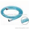 PVC cambridge blue silver thread shower hose
