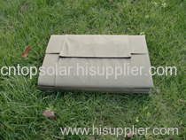 72W/18V Thin Film Lightweight Amorphous Foldable Solar Panel In Olive