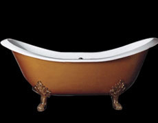 Clawfoot bathtub