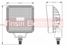 4 inch 9-32V 15W LED Work Light