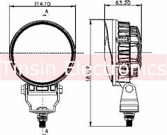 4inch 9-32V 18W LED Work Light