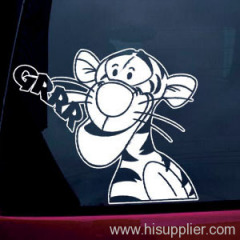 car window sticker