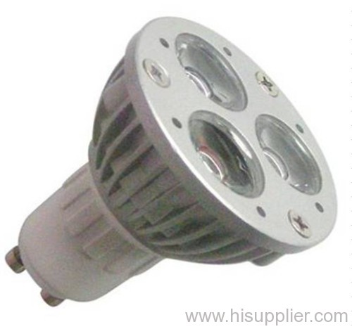 3x1W gu10 led lamp