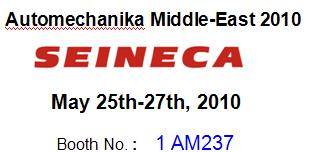 Our Schedule of Automechanika Middle-East 2010