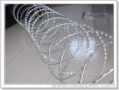 Hot Dipped Galvanized Razor Barbed Wire