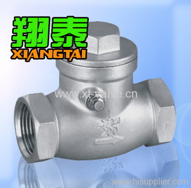 Stainless Steel Swing Check Valve