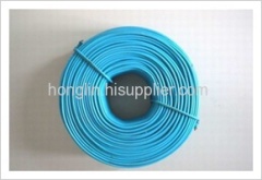Plastic coated steel wire