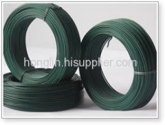 Green pvc coated wire