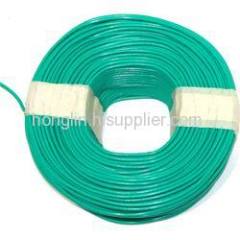 Green pvc coated metal wires